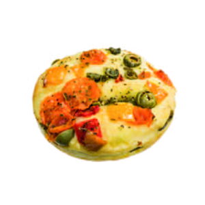 Mini focaccia śródziemnomorska