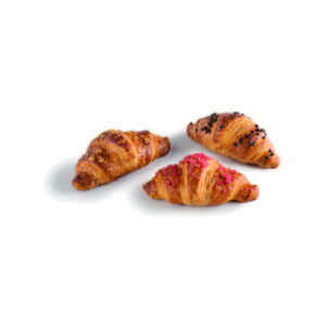 Mini croissant mix (morelowy, malinowy, czekoladowo-orzechowy)