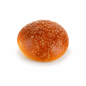 Bułka hamburgerowa z sezamem nieprzecięta