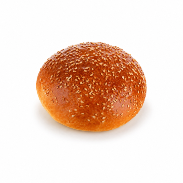 Bułka hamburgerowa z sezamem nieprzecięta