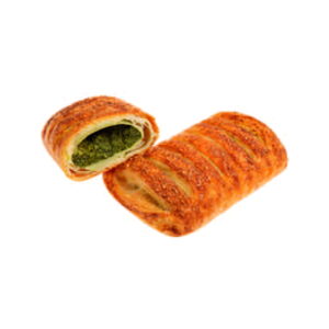 Snack szpinakowy z serem typu greckiego
