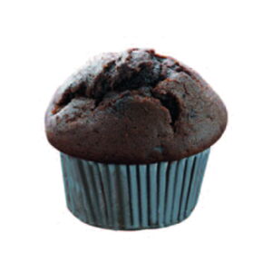 Muffin z podwójną czekoladą